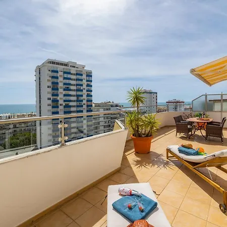 Seaview Penthouse In Algarve With Spacious Terrace * Quarteira