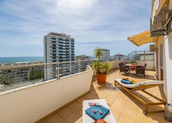 Seaview Penthouse In Algarve With Spacious Terrace * Quarteira